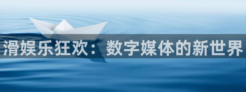 壹号大舞台娱乐传媒：滑娱乐狂欢：数字媒体的新世界